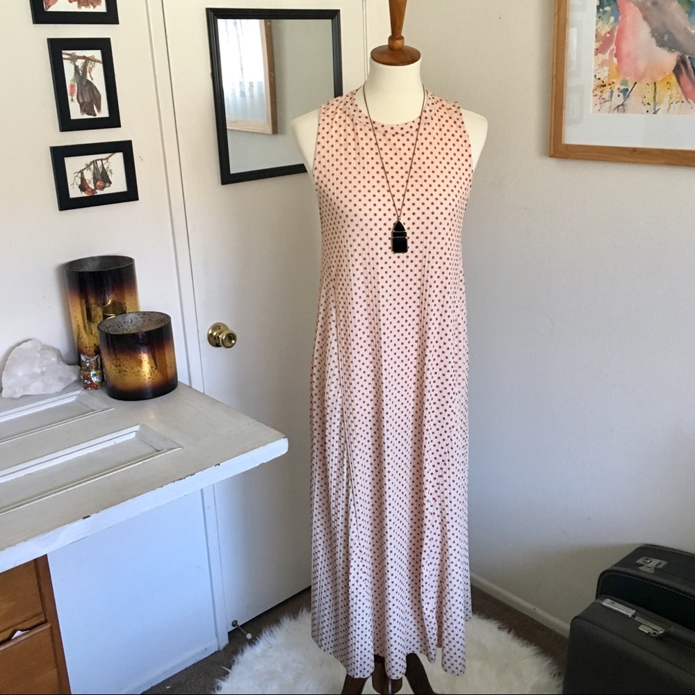 Zara Dot Midi/Maxi Dress